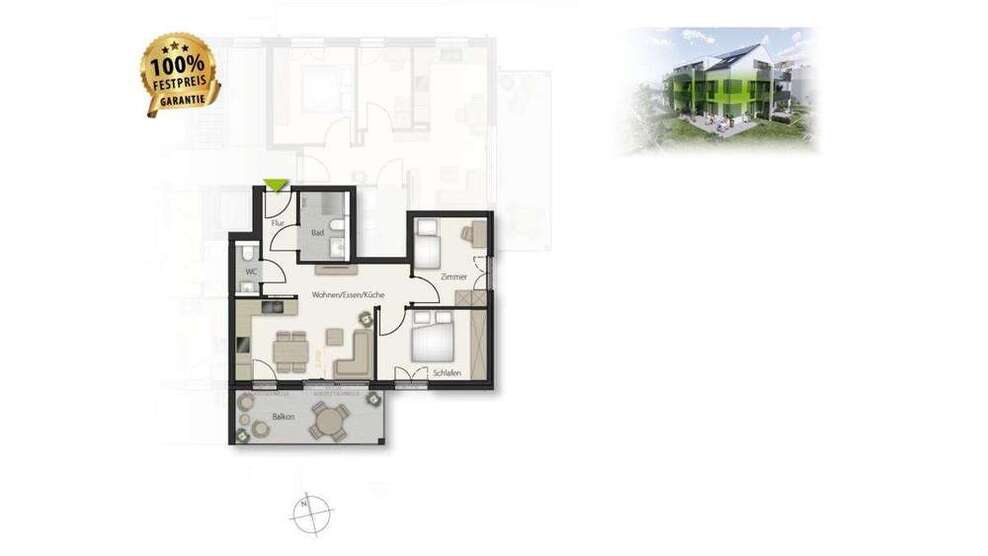 Wohnung zum Kaufen in Böblingen 449.000 € 64 m²