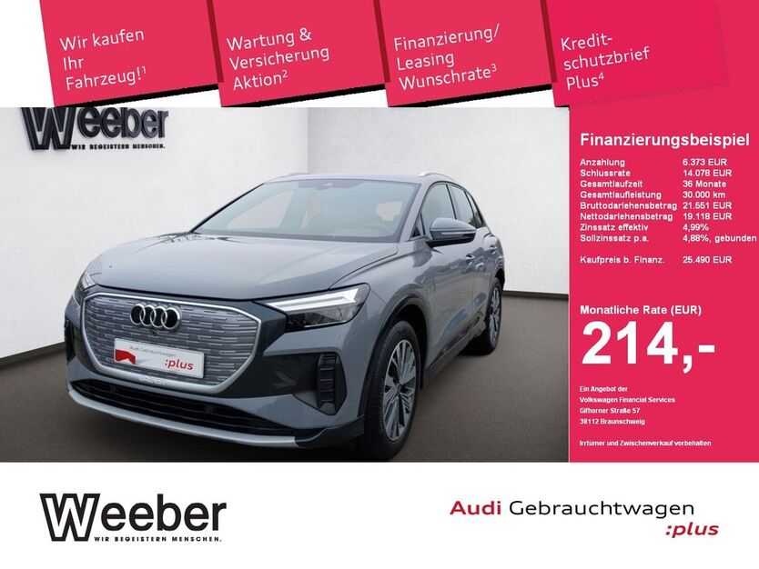 Audi Q4 e-tron 45.427 km 25.490 € Herrenberg 71083