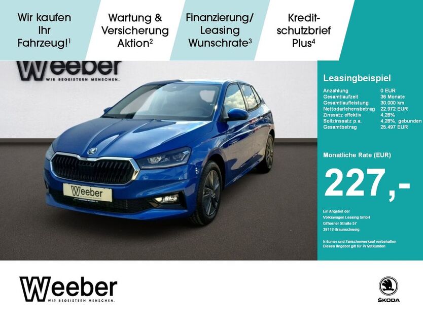 Skoda Fabia 1.500 km 24.630 € Calw 75365