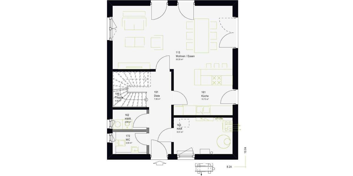 Einfamilienhaus Nagold - 4 Zimmer, 134 m&sup2;, 623.459&euro; | Angebot:25679484