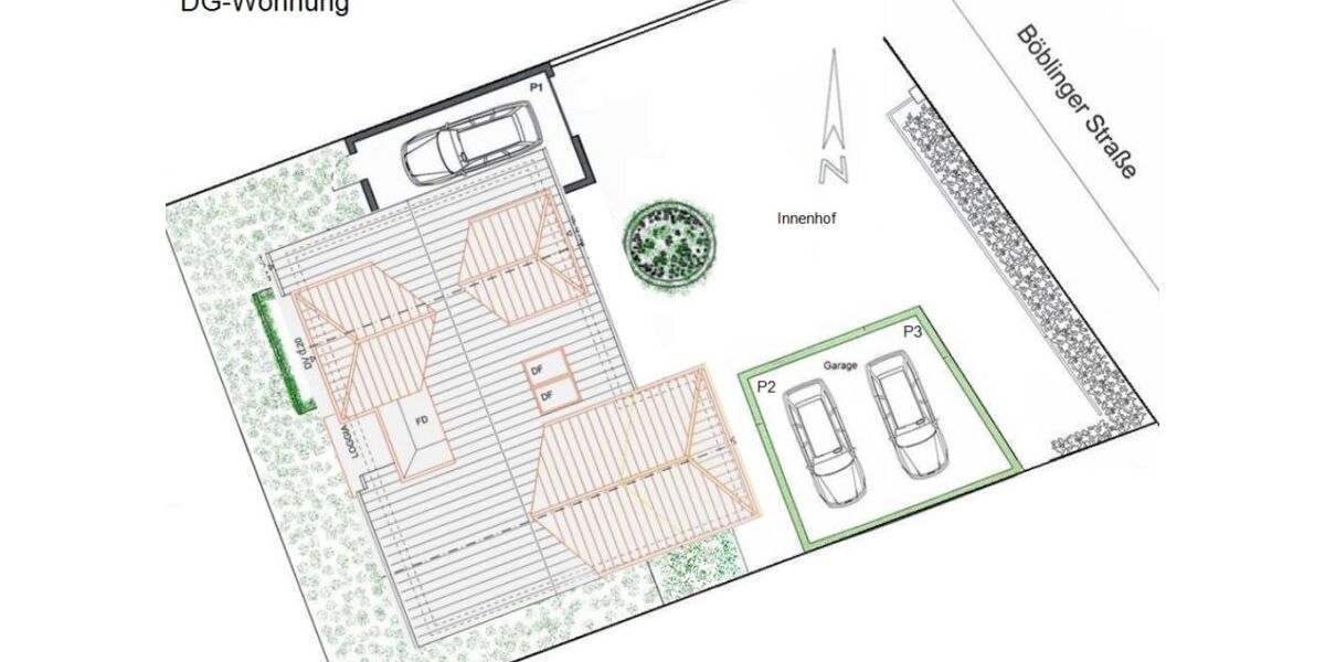 Hochwertige 2½-Zi. DG-Wohnung mit Westbalkon, EBK & Stellplatz - modernes Wohnen in gepflegter Hausgemeinschaft - Dachgeschoßwohnung Schönaich | Angebot:26945980