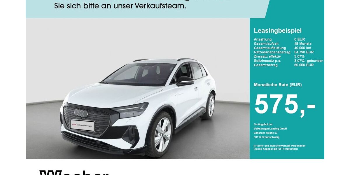 Audi Q4 e-tron 13.900 km 54.180 &euro; Herrenberg 71083