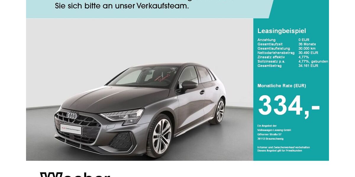 Audi A3 27.079 km 30.488 &euro; Weil der Stadt 71263