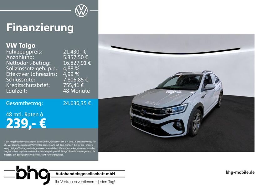 VW Taigo 16.641 km 21.430 € Reutlingen 72770