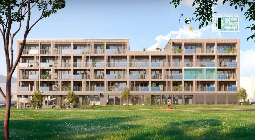 Sonnige Wohnung mit großer Loggia 2 zimmer