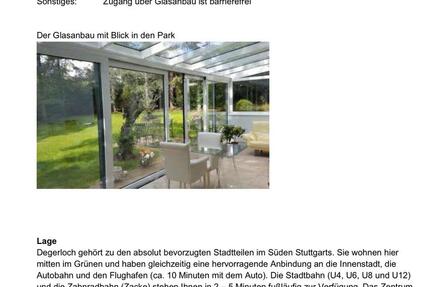 Wohnung Stuttgart Degerloch - 3 Zimmer, 114 m&sup2;, 790.000&euro; | Angebot:26877722