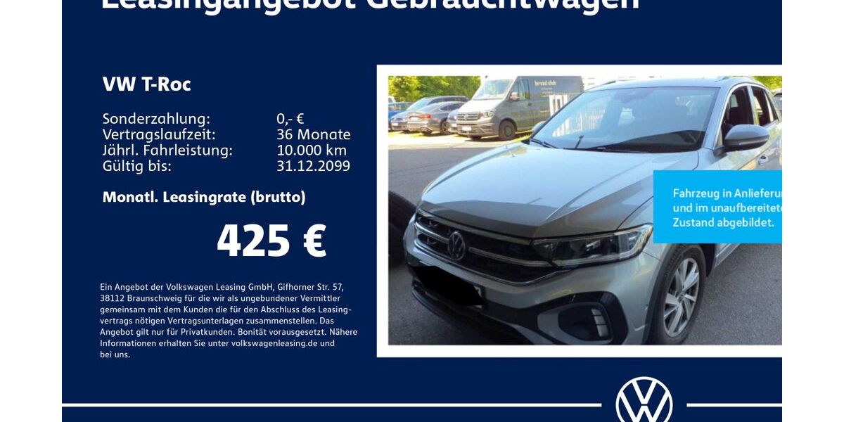 VW T-Roc 39.250 km 26.430 &euro; Stuttgart-Wangen 70188