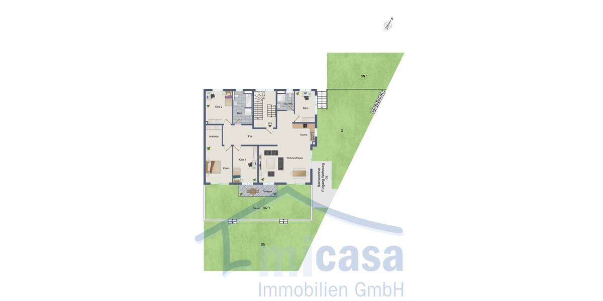 Etagenwohnung Waiblingen / Neustadt Rems-Murr-Kreis Neustadt - 5 Zimmer, 137 m&sup2;, 756.900&euro; | Angebot:20961403