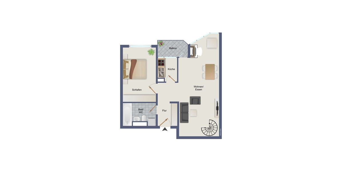 Seltene 3,5-Zi.-Maisonette-ETW mit großem Wohlfühlfaktor in Kornwestheim - Maisonettenwohnung Kornwestheim | Angebot:27056144