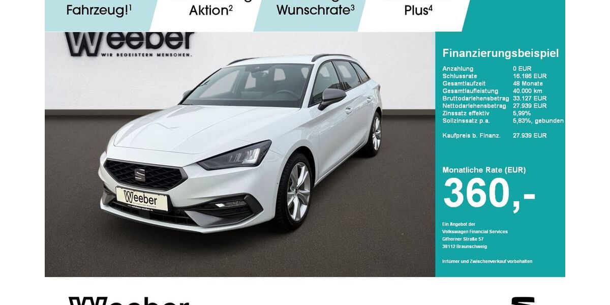 Seat Leon 22.331 km 27.590 &euro; Weil der Stadt 71263