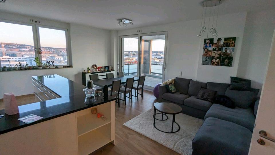 Wohnen auf 3,5 Zimmer im 10. Stock auf Flugfeld, Böblingen