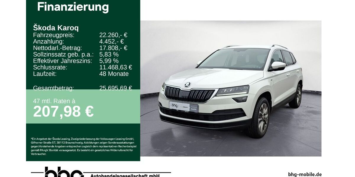 Skoda Karoq 80.005 km 22.260 &euro; Reutlingen 72770
