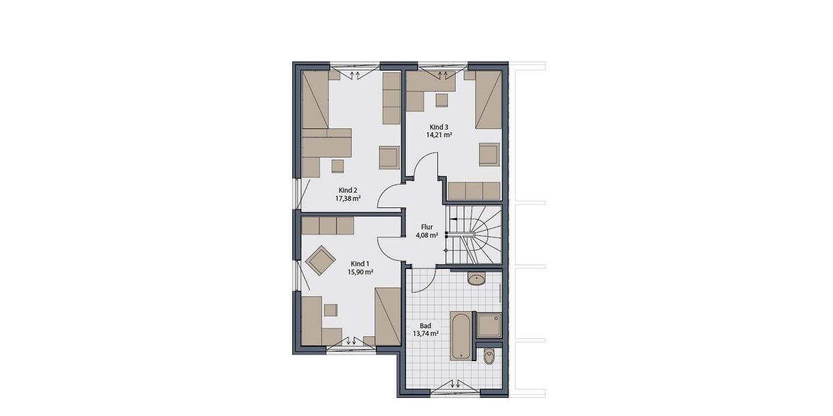 Doppelhaushälfte Walddorfhäslach - 4 Zimmer, 130 m&sup2;, 2.450&euro; | Angebot:25961724