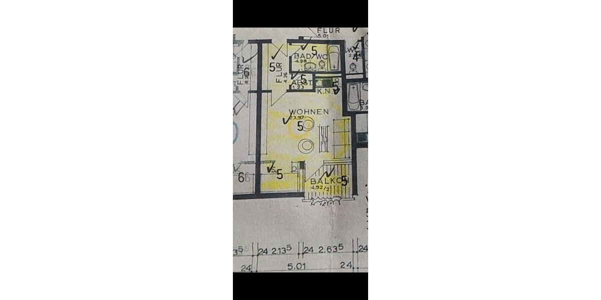 Günstigste Wohnung in Reutlingen! 1,5 Zimmerwohnung zum Verkauf! 1 zimmer