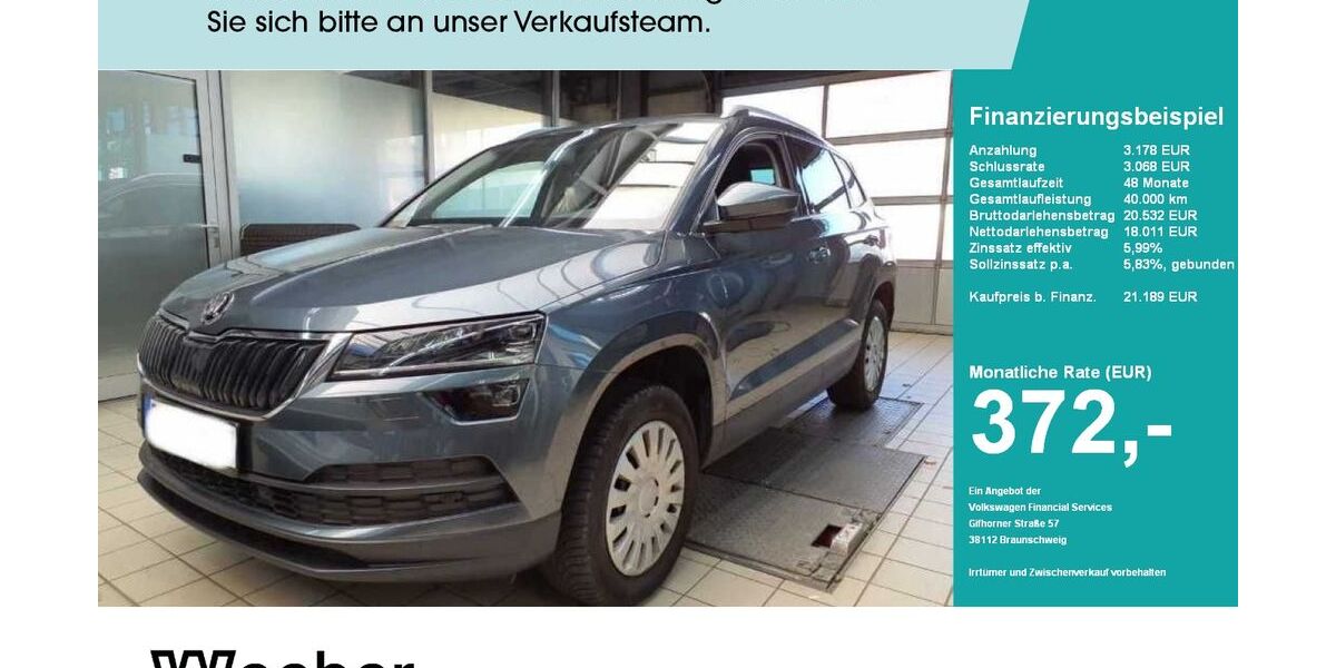 Skoda Karoq 80.826 km 20.850 &euro; Weil der Stadt 71263