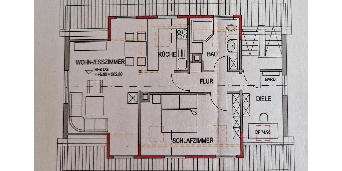 Dachgeschoßwohnung Nürtingen - 3 Zimmer, 80 m&sup2;, 1.000&euro; | Angebot:26578990