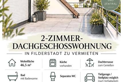 Wohnung Filderstadt - 2 Zimmer, 47 m&sup2;, 650&euro; | Angebot:27564774