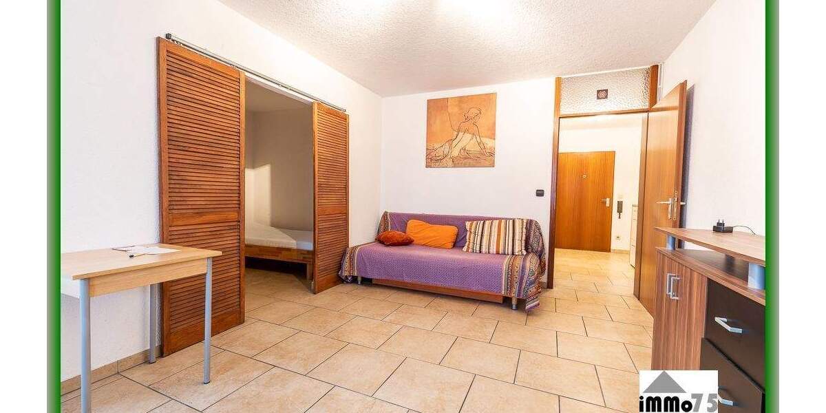 Etagenwohnung Pforzheim Oststadt - 1 Zimmer, 40 m&sup2;, 640&euro; | Angebot:25694871