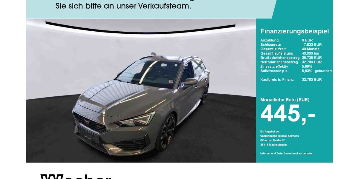 Cupra Leon 32.110 km 32.780 &euro; Calw 75365