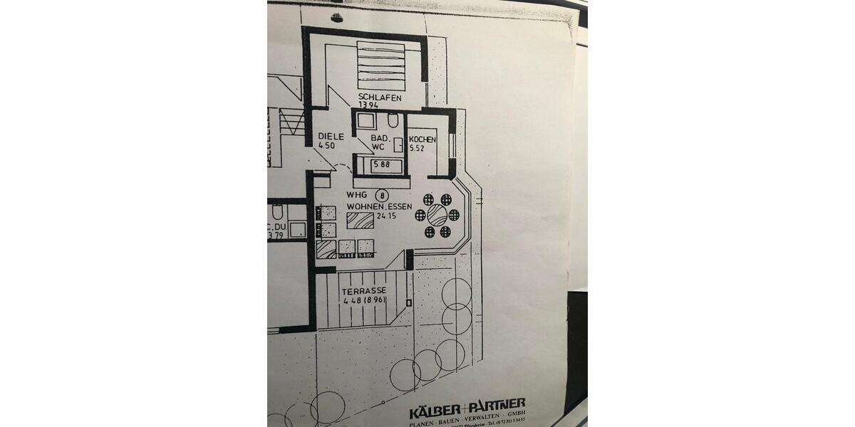 Terrassenwohnung Pforzheim Dillweißenstein - 2.5 Zimmer, 58 m&sup2;, 245.000&euro; | Angebot:26532586