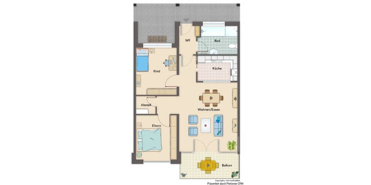 Etagenwohnung Remseck Aldingen - 3 Zimmer, 89 m&sup2;, 400.000&euro; | Angebot:26026371