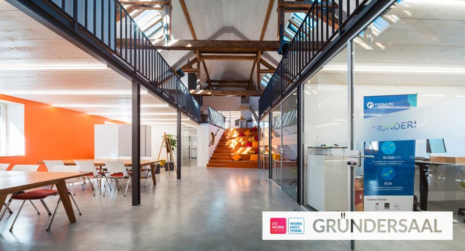 Coworking-Arbeitsplatz im GRÜNDERSAAL (FixDesk) - All-in-Miete