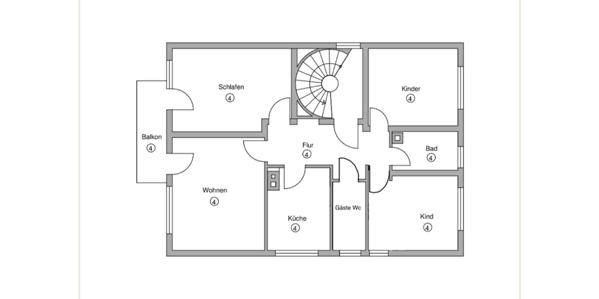 Etagenwohnung Ludwigsburg Hoheneck - 4 Zimmer, 100 m&sup2;, 1.440&euro; | Angebot:25870530