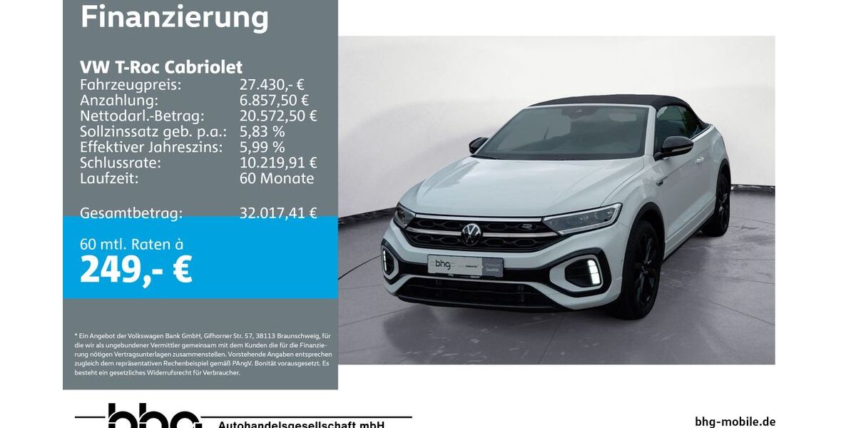 VW T-Roc 41.592 km 25.860 &euro; Reutlingen 72770