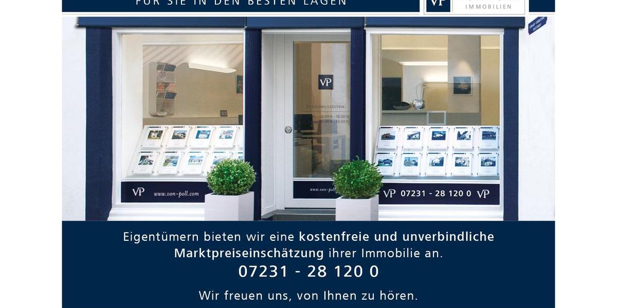 Dachgeschoßwohnung Pforzheim Büchenbronn - 4 Zimmer, 110 m&sup2;, 1.150&euro; | Angebot:26477068