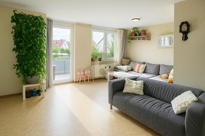 PERFEKTER SCHNITT IN EINEM SEHR GEPFLEGTEN HAUS - Wohnung Markgröningen | Angebot:27229241
