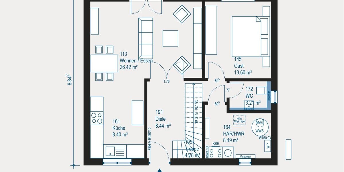 Ihr Traum vom Einfamilienhaus mit Grundstück - Individuell geplantes Wohnen in Filderstadt - Einfamilienhaus Filderstadt Plattenhardt | Angebot:27644203