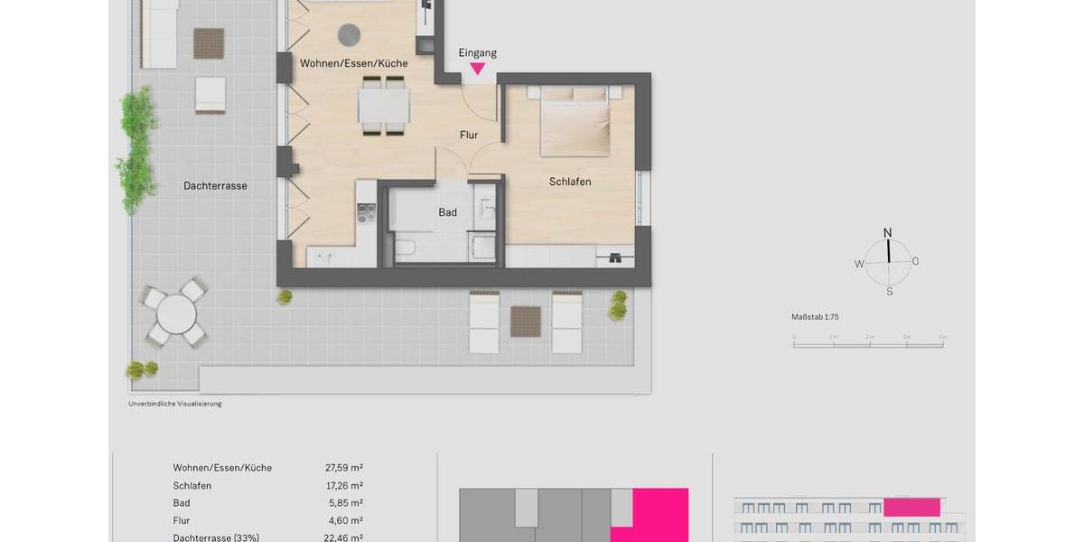 Einfamilienhaus Sindelfingen Darmsheim - 2.5 Zimmer, 78 m&sup2;, 1.840&euro; | Angebot:27609918