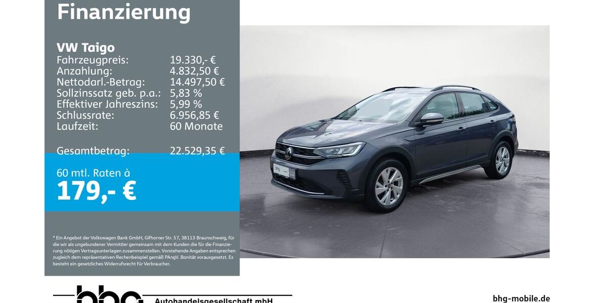 VW Taigo 12.372 km 19.330 &euro; Metzingen 72555