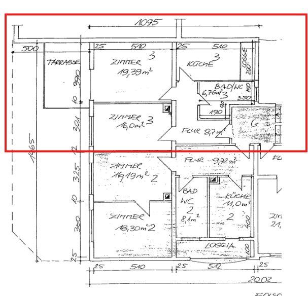 Etagenwohnung Pforzheim Dillweißenstein - 2 Zimmer, 69 m&sup2;, 820&euro; | Angebot:27584464