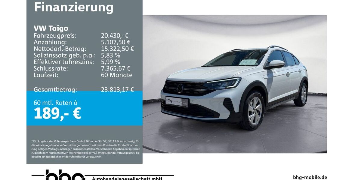 VW Taigo 84.068 km 19.860 &euro; Metzingen 72555