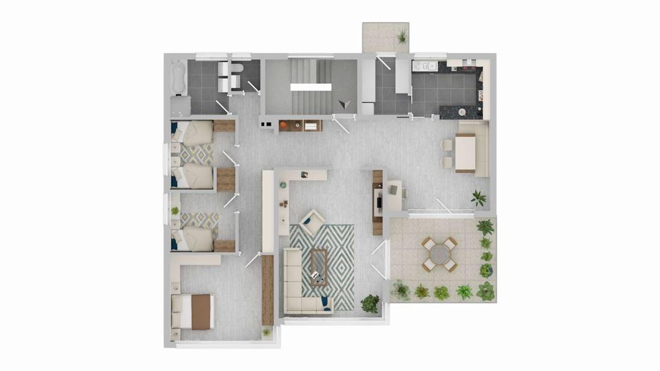 Moderne 4,5-Zi.-Penthousewohnung mit XXL-Sonnenterrasse und Einzelgarage in Ostfildern-Nellingen!*** 4 zimmer