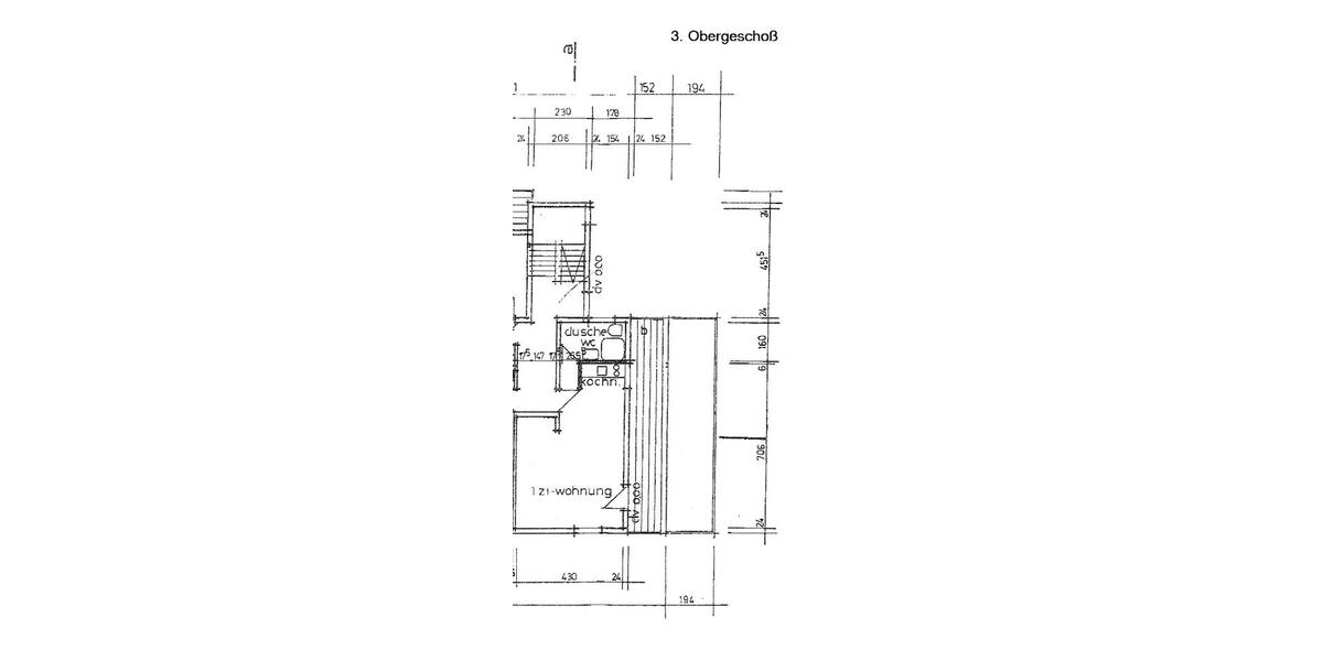 Etagenwohnung Ludwigsburg Eglosheim - 1 Zimmer, 34 m&sup2;, 675&euro; | Angebot:26604028