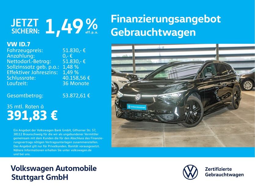 VW ID.7 11.394 km 51.830 € Stuttgart-Feuerbach 70469