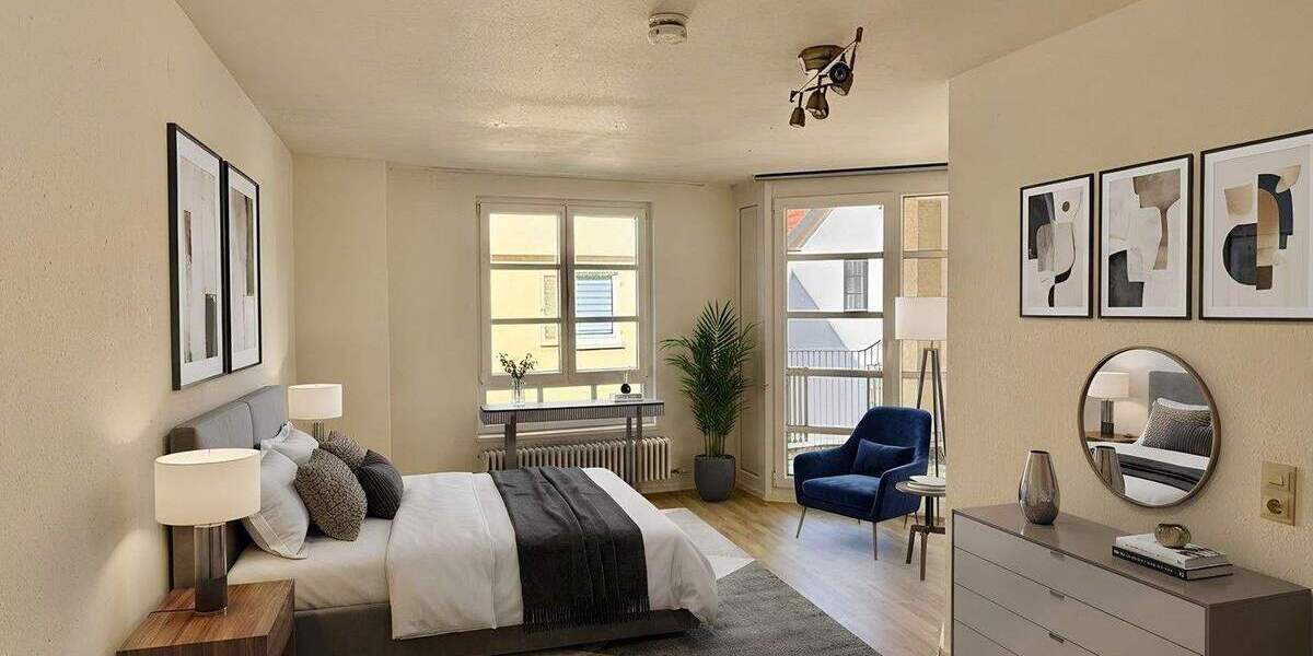 Etagenwohnung Reutlingen Innenstadt - 2 Zimmer, 66 m&sup2;, 294.000&euro; | Angebot:25751226