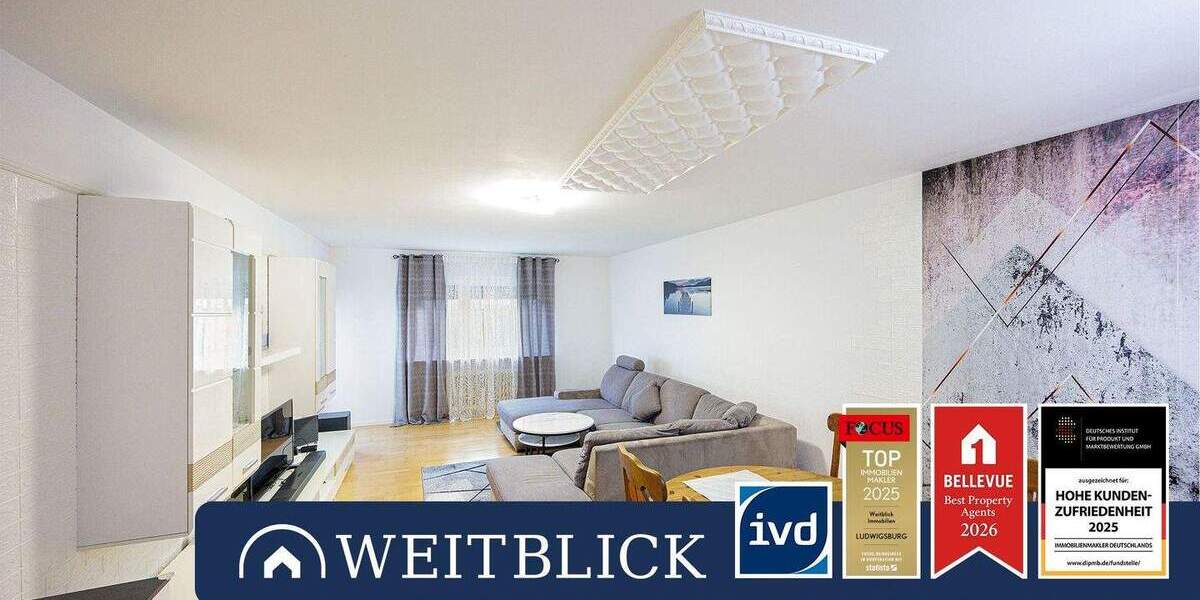 Etagenwohnung Sachsenheim Großsachsenheim - 3 Zimmer, 78 m&sup2;, 225.000&euro; | Angebot:24725998