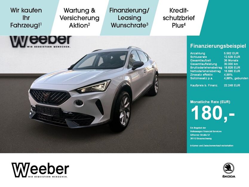 Cupra Formentor 25.109 km 22.247 € Weil der Stadt 71263