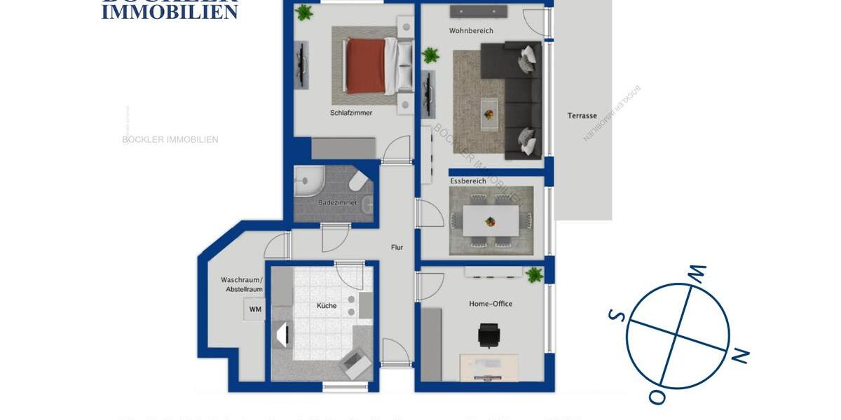 Erdgeschoßwohnung Pforzheim Eutingen - 3 Zimmer, 89 m&sup2;, 790&euro; | Angebot:25450759