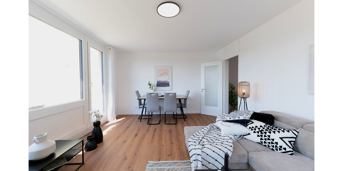 Wohnen mit Ausblick - Modernisierte 2,5-Zimmer Wohnung mit zwei Terrassen in Esslingen - 2.5 Esslingen am Neckar Oberesslingen | Angebot:27504263