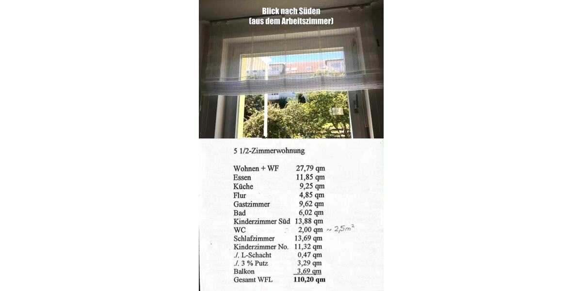Etagenwohnung Remseck am Neckar - 5.5 Zimmer, 110 m&sup2;, 468.000&euro; | Angebot:26656493