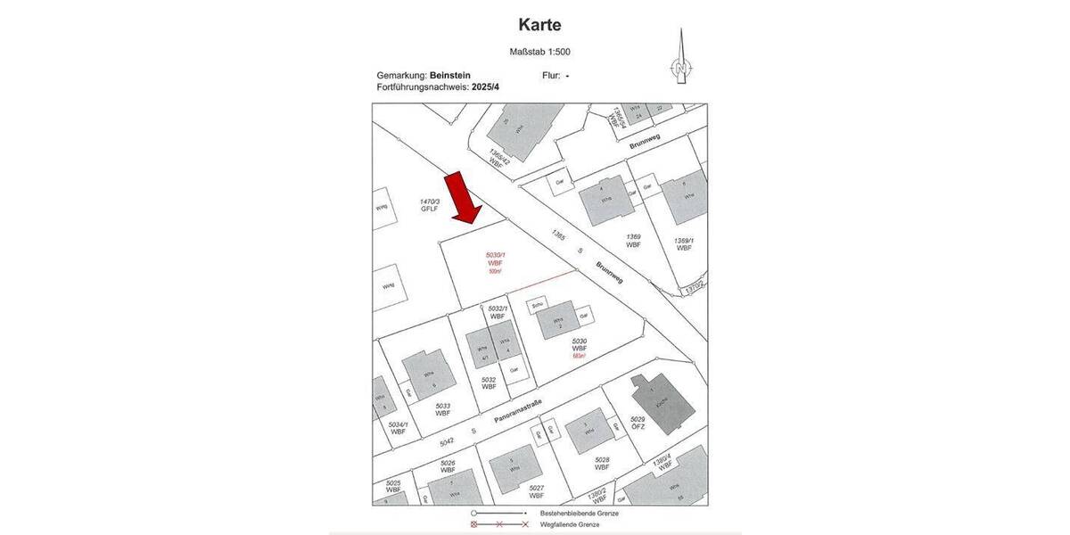 Grundstück Waiblingen Beinstein - 480.000&euro; | Angebot:25746294