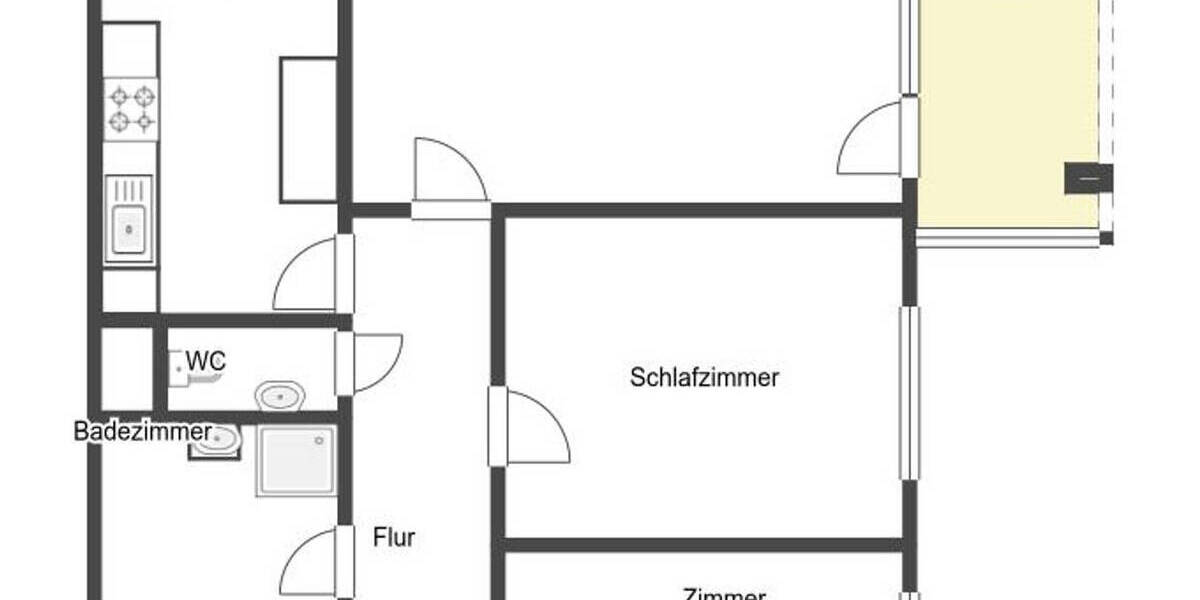 Etagenwohnung Kernen im Remstal Rommelshausen - 3 Zimmer, 83 m&sup2;, 280.000&euro; | Angebot:26628790