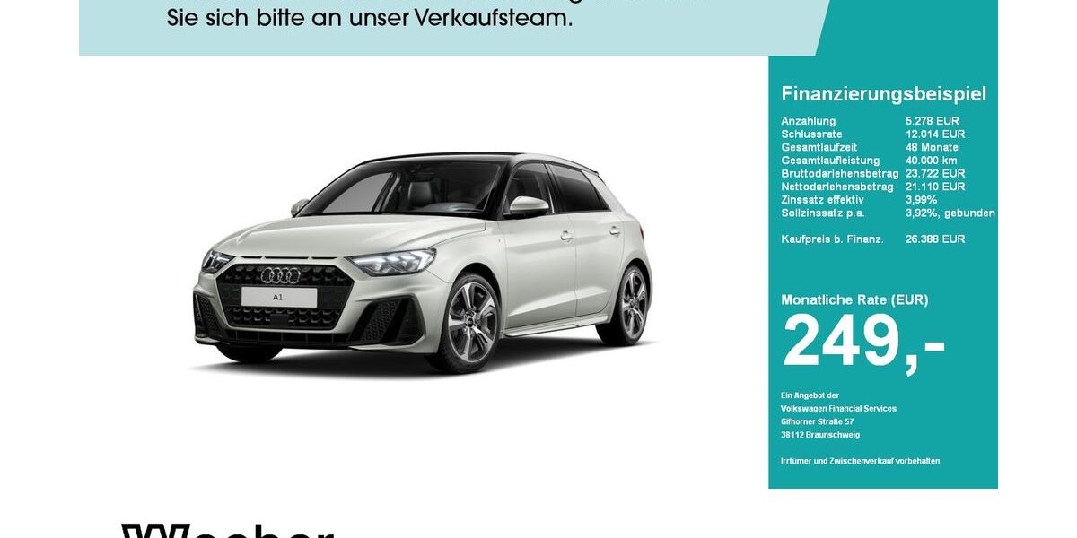 Audi A1 20.040 km 26.388 &euro; Herrenberg 71083