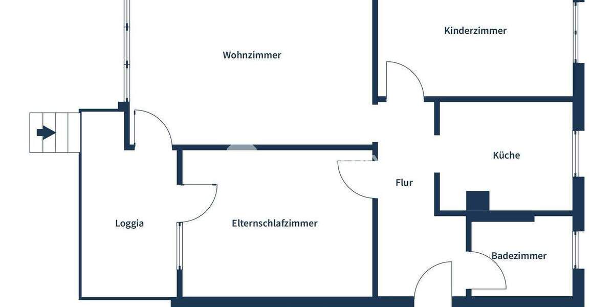 Etagenwohnung Gerlingen - 3 Zimmer, 74 m&sup2;, 320.000&euro; | Angebot:24697520