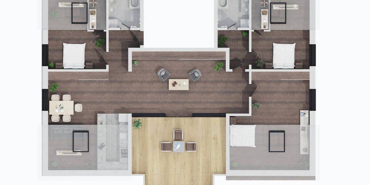 Etagenwohnung Freiberg am Neckar Beihingen - 5 Zimmer, 150 m&sup2;, 831.800&euro; | Angebot:25666310