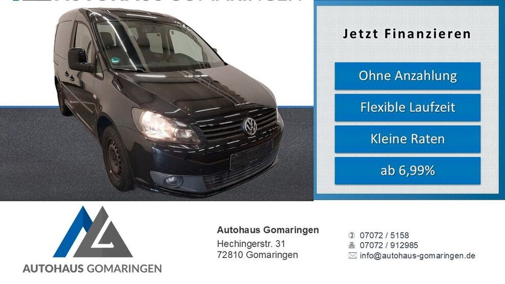 VW Caddy 46.800 km 16.999 € Gomaringen 72810